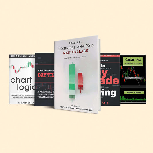 5 Books that taught me how to day trade & read charts : Trading technical analysis Masterclass, How to day trade for a living, Advanced techniques in day trading, Charting and Technical Analysis, Chart Logic Technical Analysis Handbook