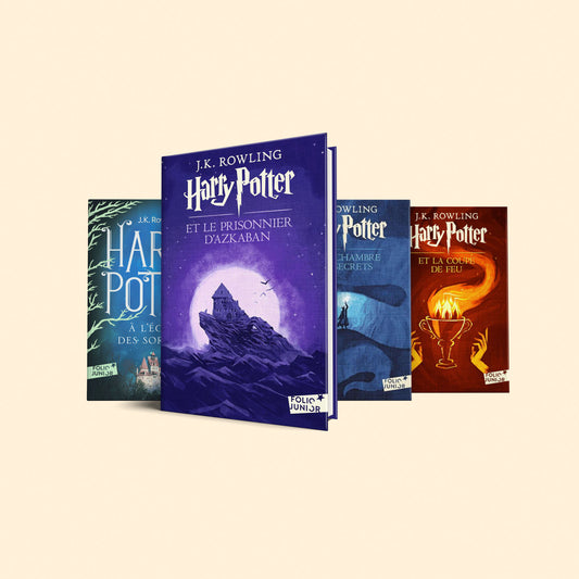 Harry potter serie partie 1: (à l'ecole des sorciers, la chambre de secrets, le prisoner d'azkaban, la coupe de feu)