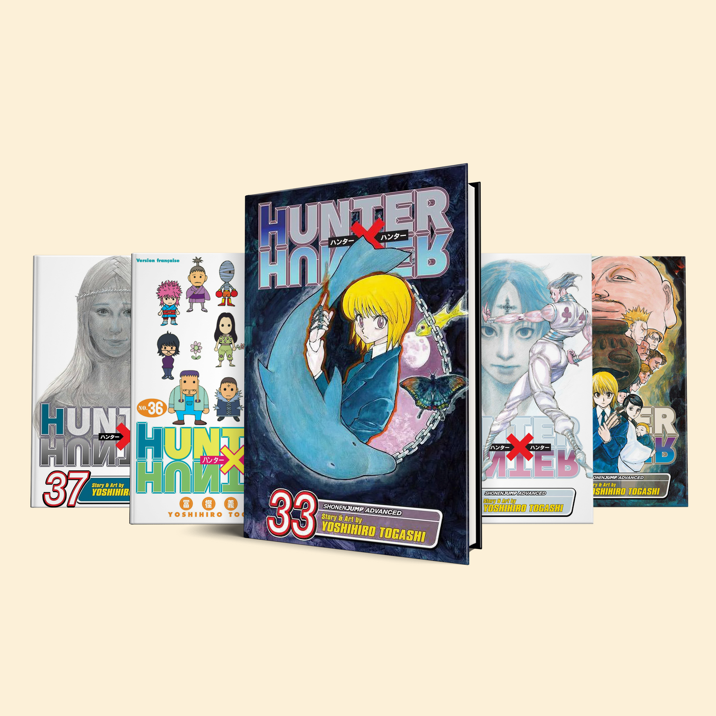 Hunter x Hunter 5 Volumes (Volume 33-37)