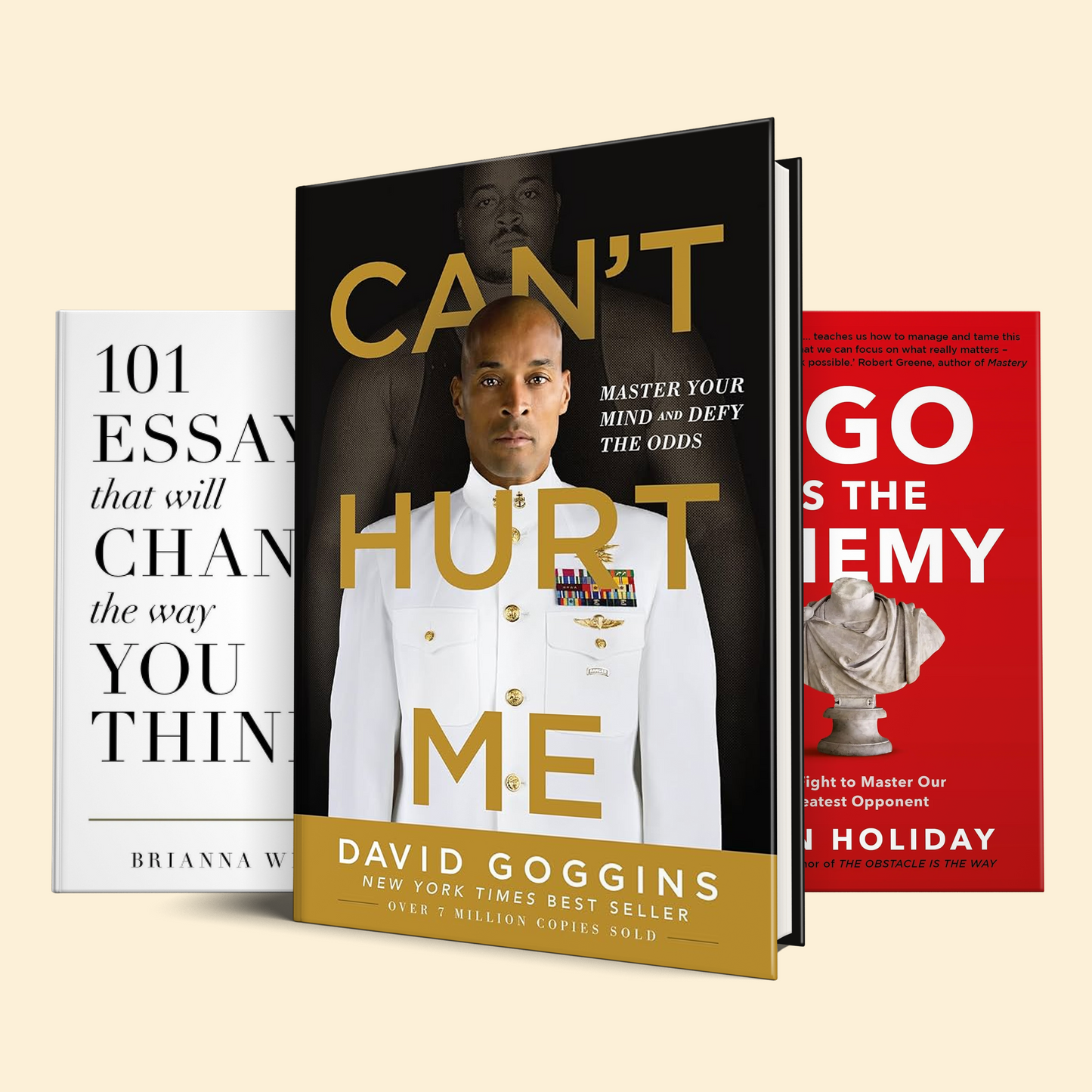 The Unbreakable You Bundle (Can't Hurt Me, 101 Essays That Will Change the Way You Think, Ego Is the Enemy)