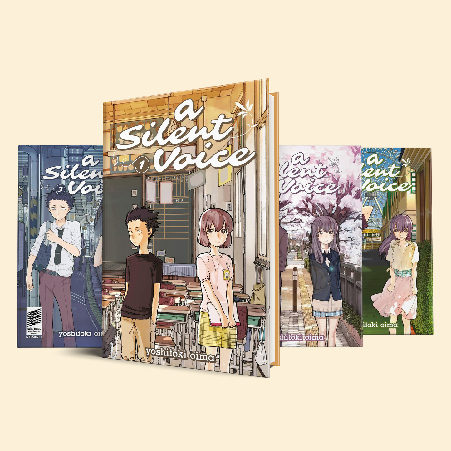 A Silent Voice 4 Volumes (Volume 1-4)