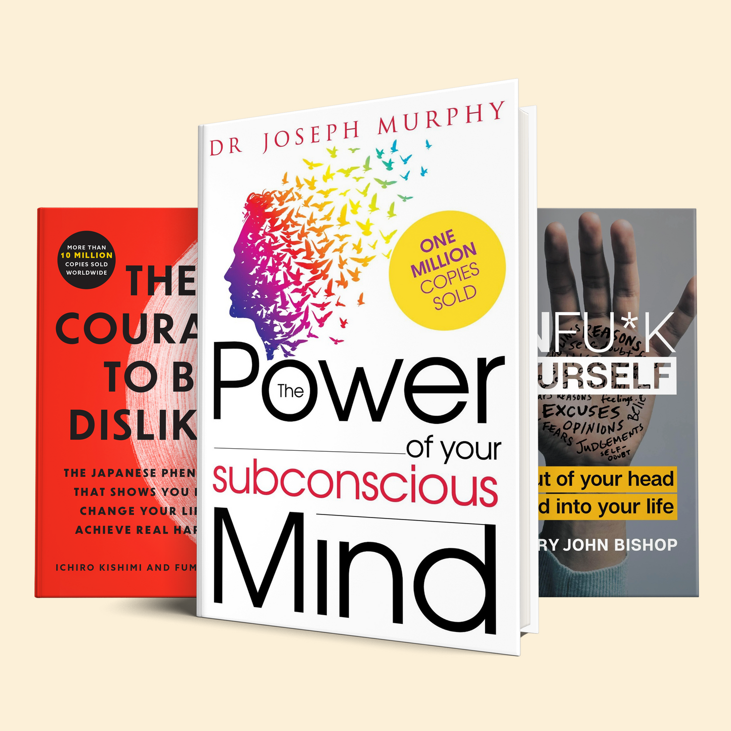 The Mindset Reset Bundle (The Power of Your Subconscious Mind, The Courage to Be Disliked, Unfu*k Yourself)
