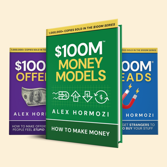 Alex Hormozi's $100M Business Mastery Bundle:$100M Money Models,$100M Leads,$100M Offers