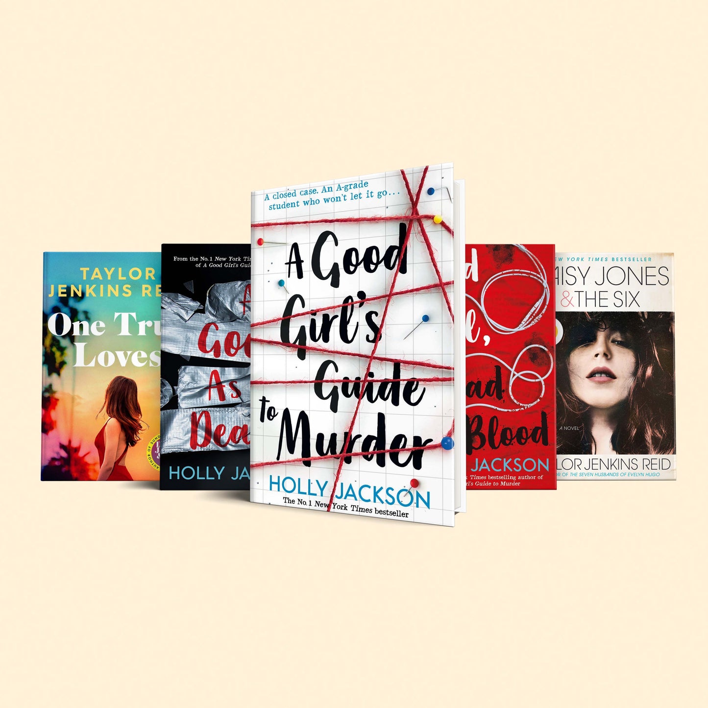 The Page-Turner Pack: Five Books of Twists and Turns : (A good girl's guide to murder, Good gir Bad blood, As good as dead, The daisy jones & the six, One true loves)