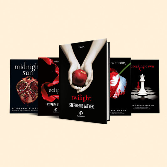 Twilight saga book set (Twilight, New Moon, Eclipse, Breaking Dawn, Midnight Sun)