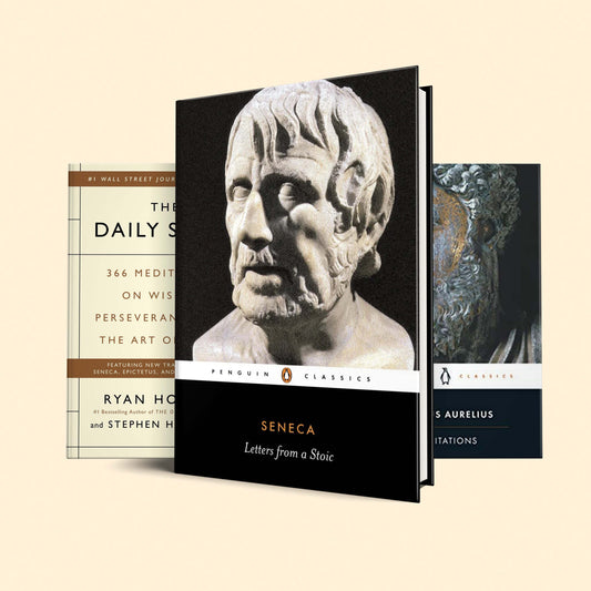 3 books on stoicism : Meditations, The daily stoic, Letters from a Stoic