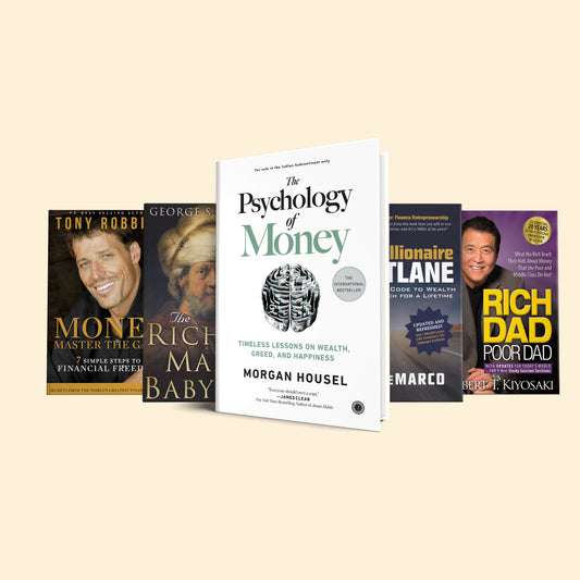 5 Books set to improve your finance management skills :Psychology of money, Millionaire fastlane,Richest man in babylon,Rich dad poor dad,Money master