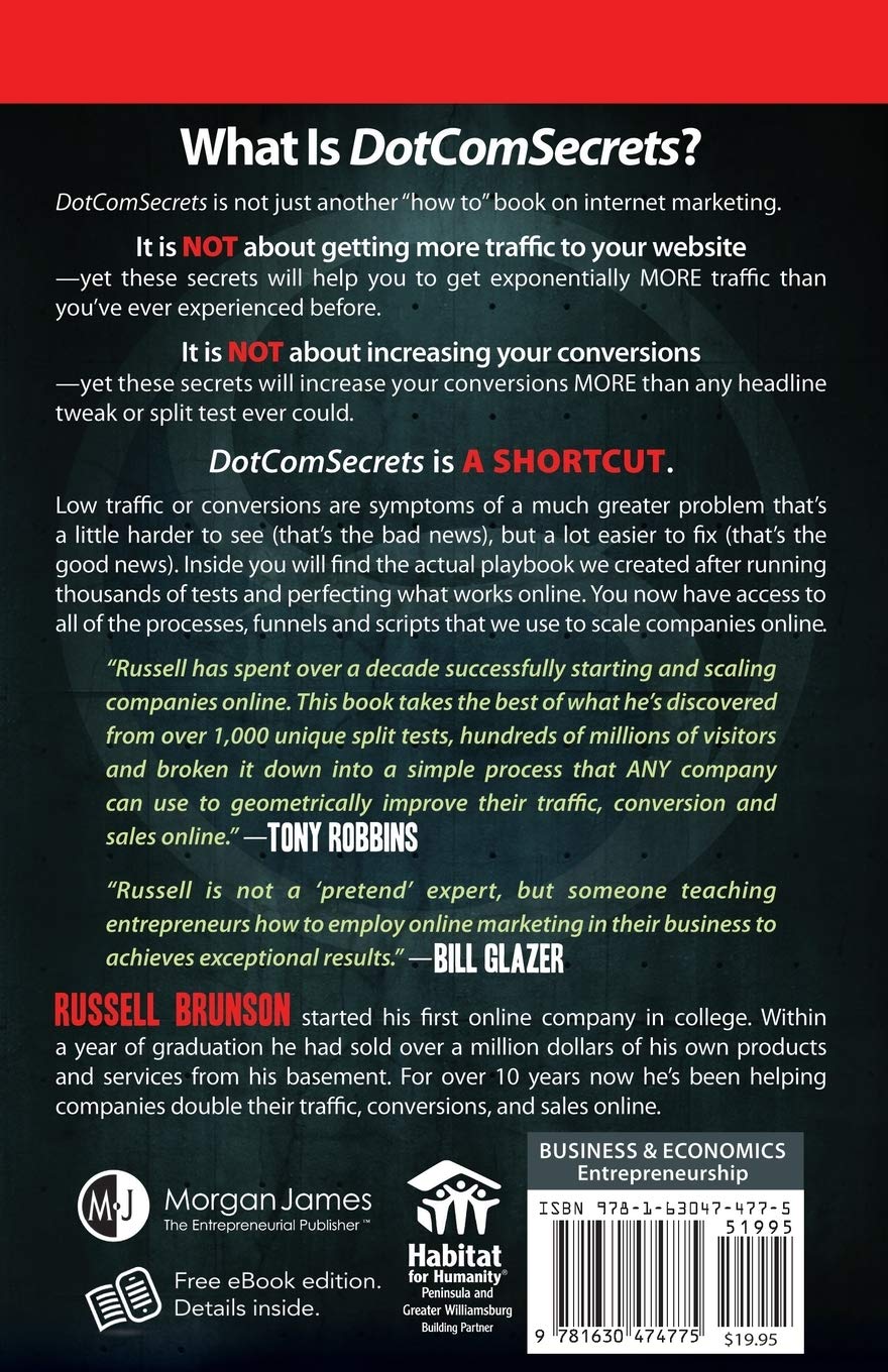 DotCom Secrets: The Underground Playbook for Growing Your Company Online - Booksondemand