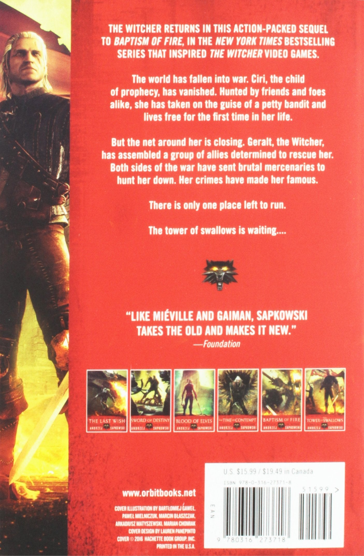 The Tower of the Swallow (The Witcher #4) - Booksondemand