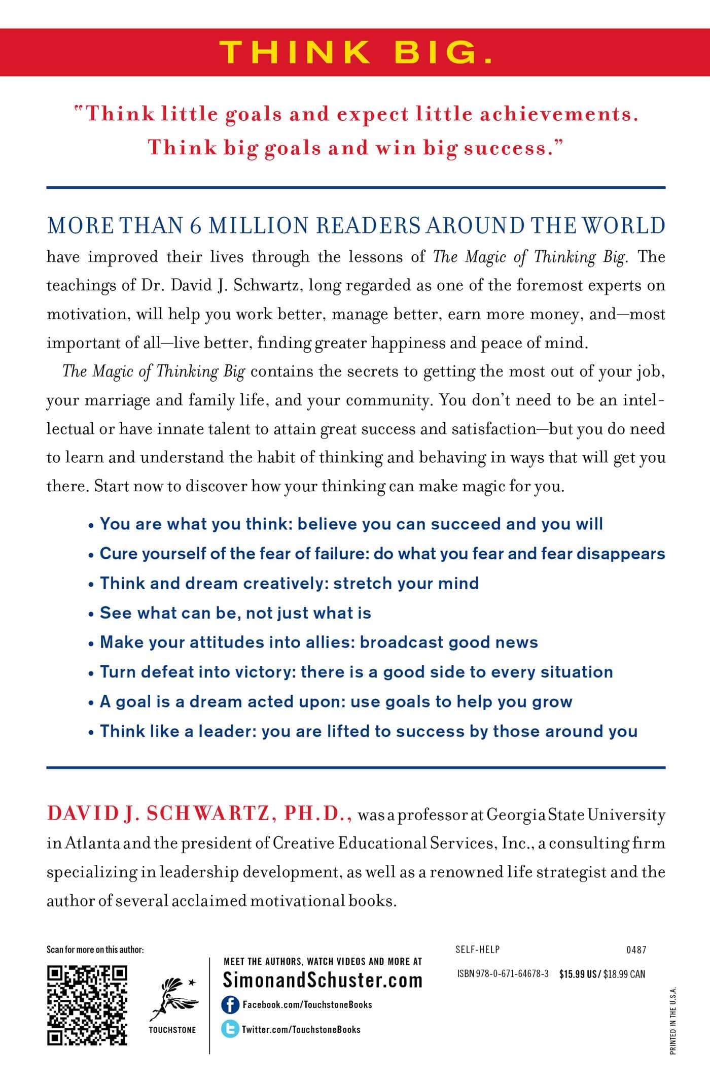 The Magic of Thinking Big