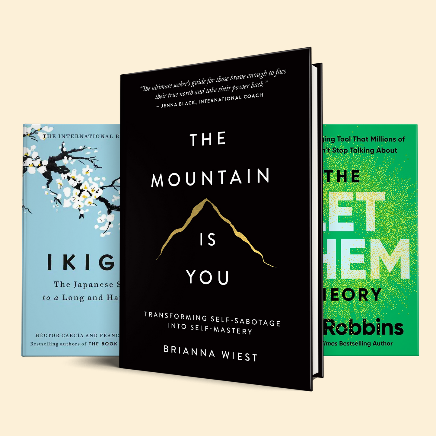 The Soft Healing Bundle (The Mountain Is You, The Let Them Theory, Ikigai)