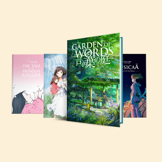 4 Manga movies: The Garden of Words, Nausicaä of the Valley of the Wind, Wolf Children, The Tale of The Princess Kaguya