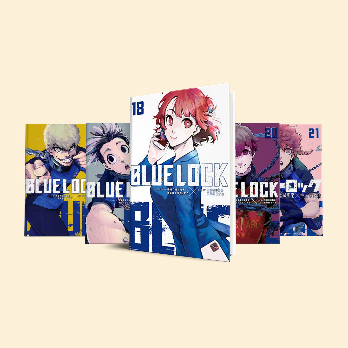 Blue Lock 5 Volumes (Volume 18 - 22)