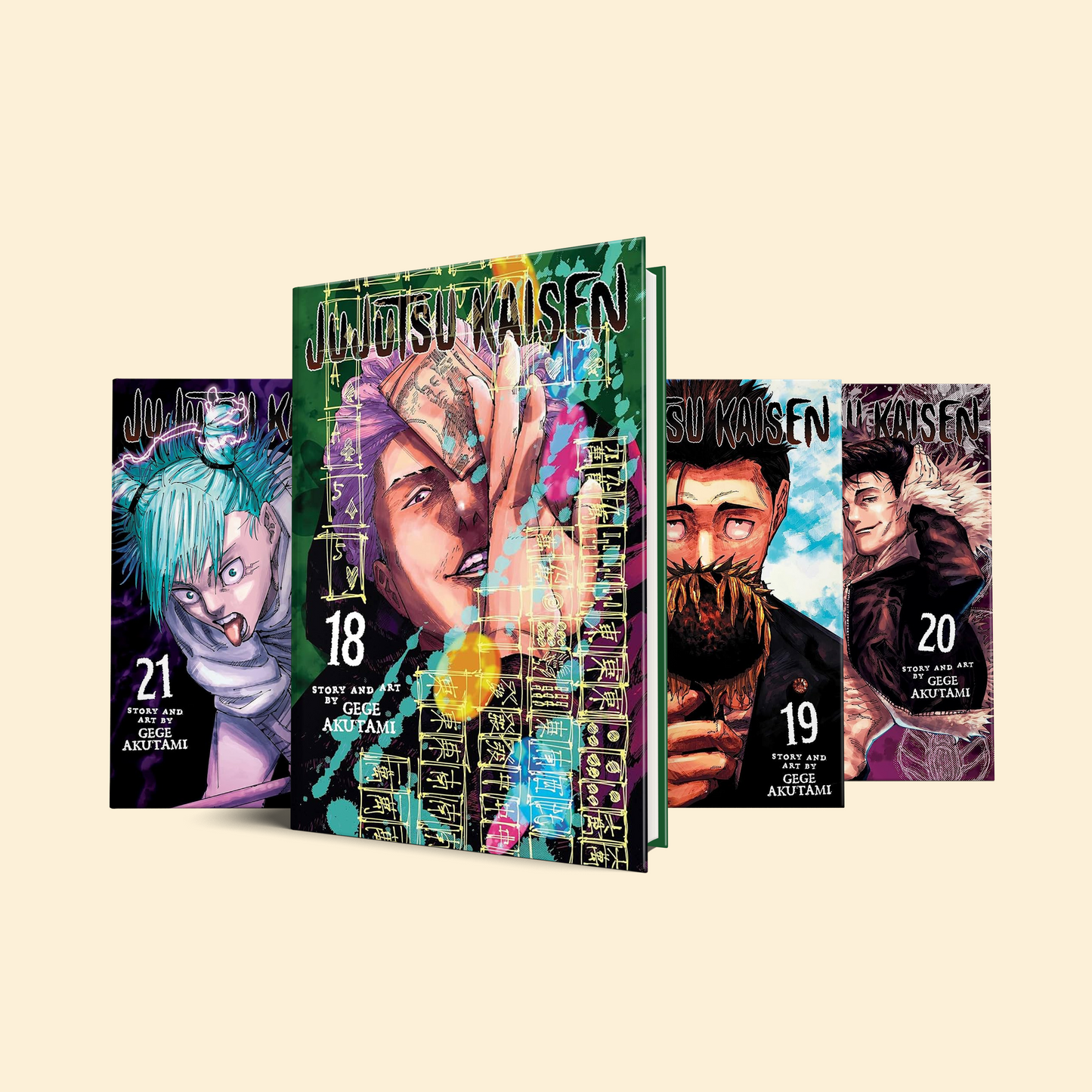 Jujutsu Kaisen 4 Volumes (Volume 18 - 21)