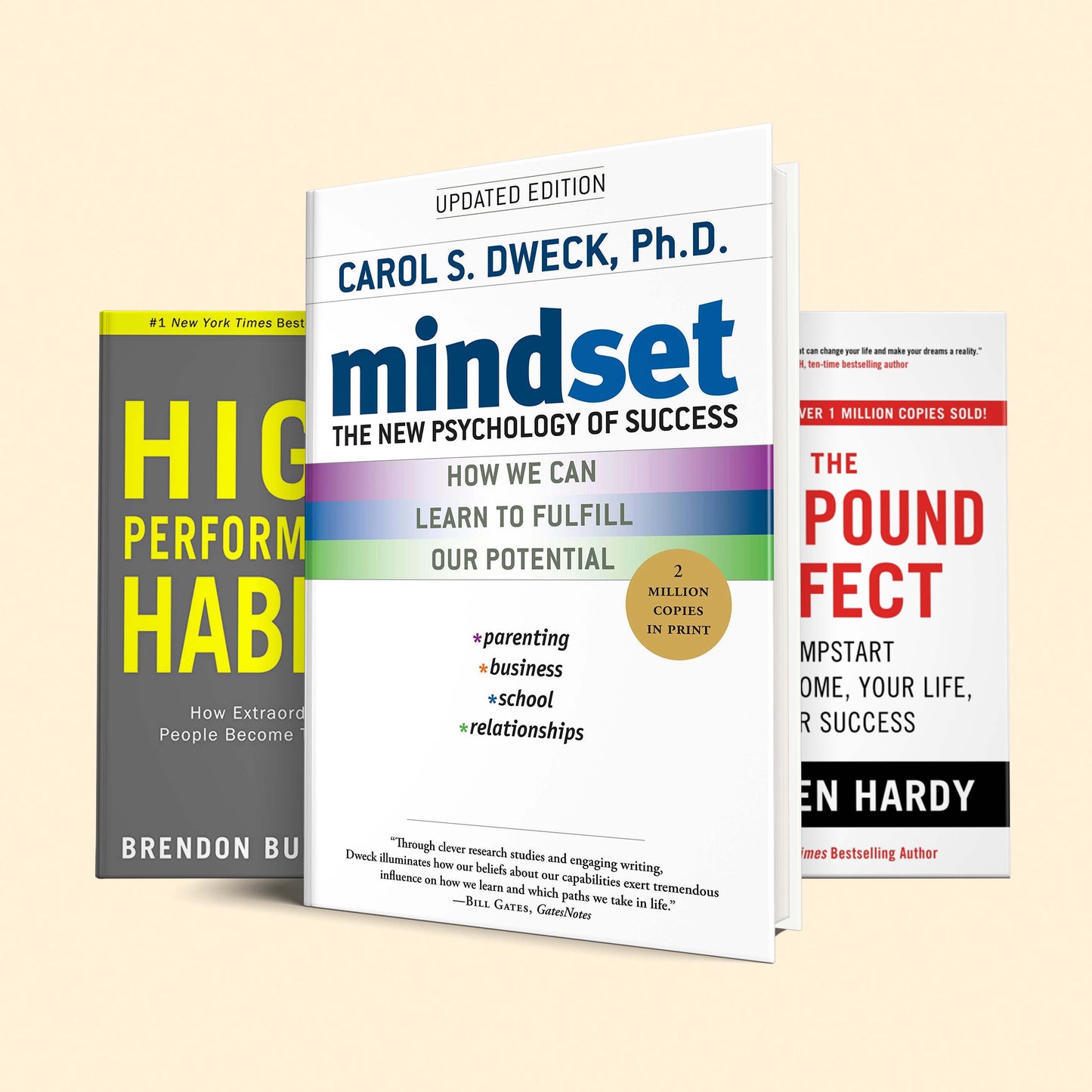 3 Books that changed my life : Mindset the new psychology of success, High performance habits, The compound effect