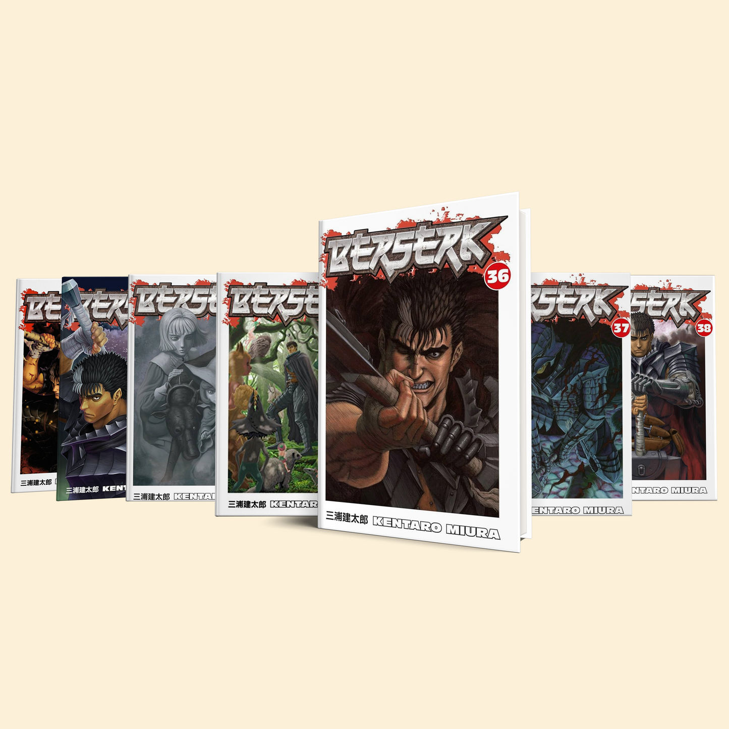 Berserk 7 volumes (Volume 36-42)