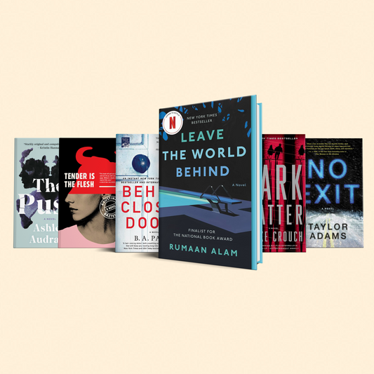 6 Thrillers that will leave you SPEECHLESS : (Tender is the flesh, The push, Dark matter, Leave the world behind, No exit, Behind closed doors