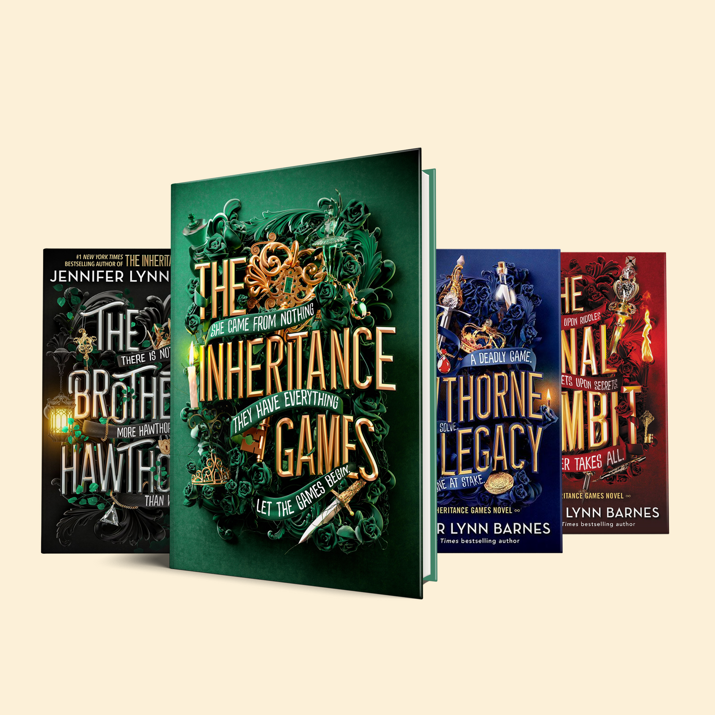 The Inheritance Games Series (The Inheritance Games  + The Hawthorne Legacy + The Final Gambit + The Brothers Hawthorne)