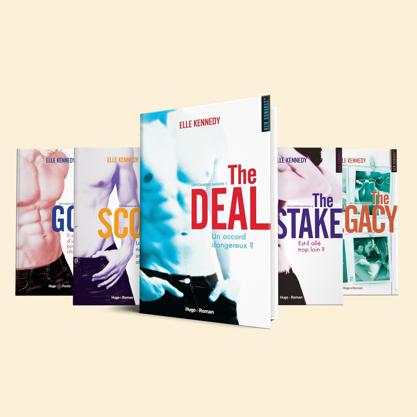 Pack Complet Off-Campus : Les 5 Tomes (Version Française)