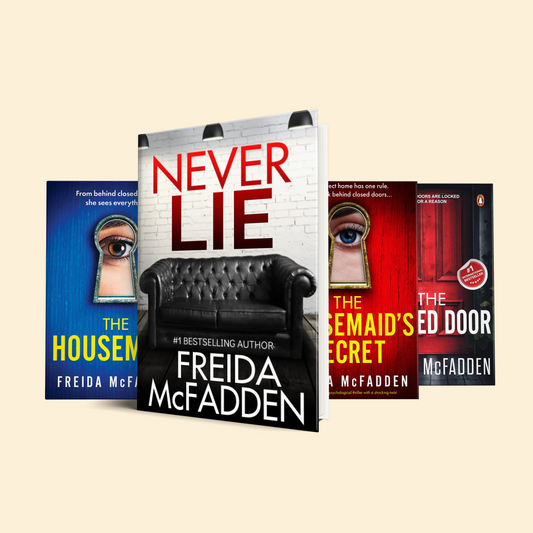 Freida McFadden 4 Books Set: (Never Lie, The Housemaids Secret, The Locked Door & The House maid)