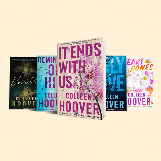 Colleen hoover Books Set: It ends with us, Ugly Love, Reminders of him, Heart bones, Verity
