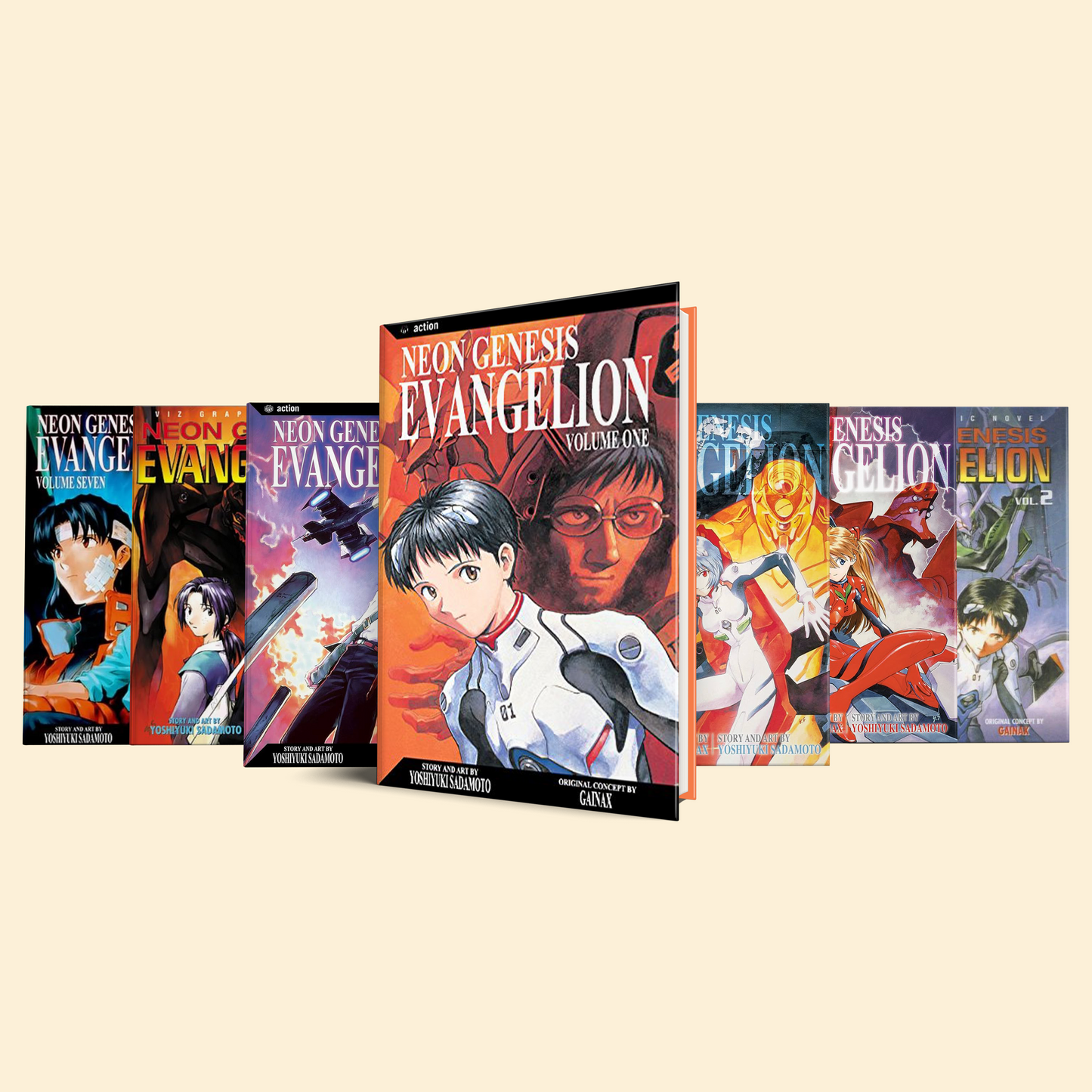 Neon Genesis Evangelion 7 Volumes (Volume 1-7)