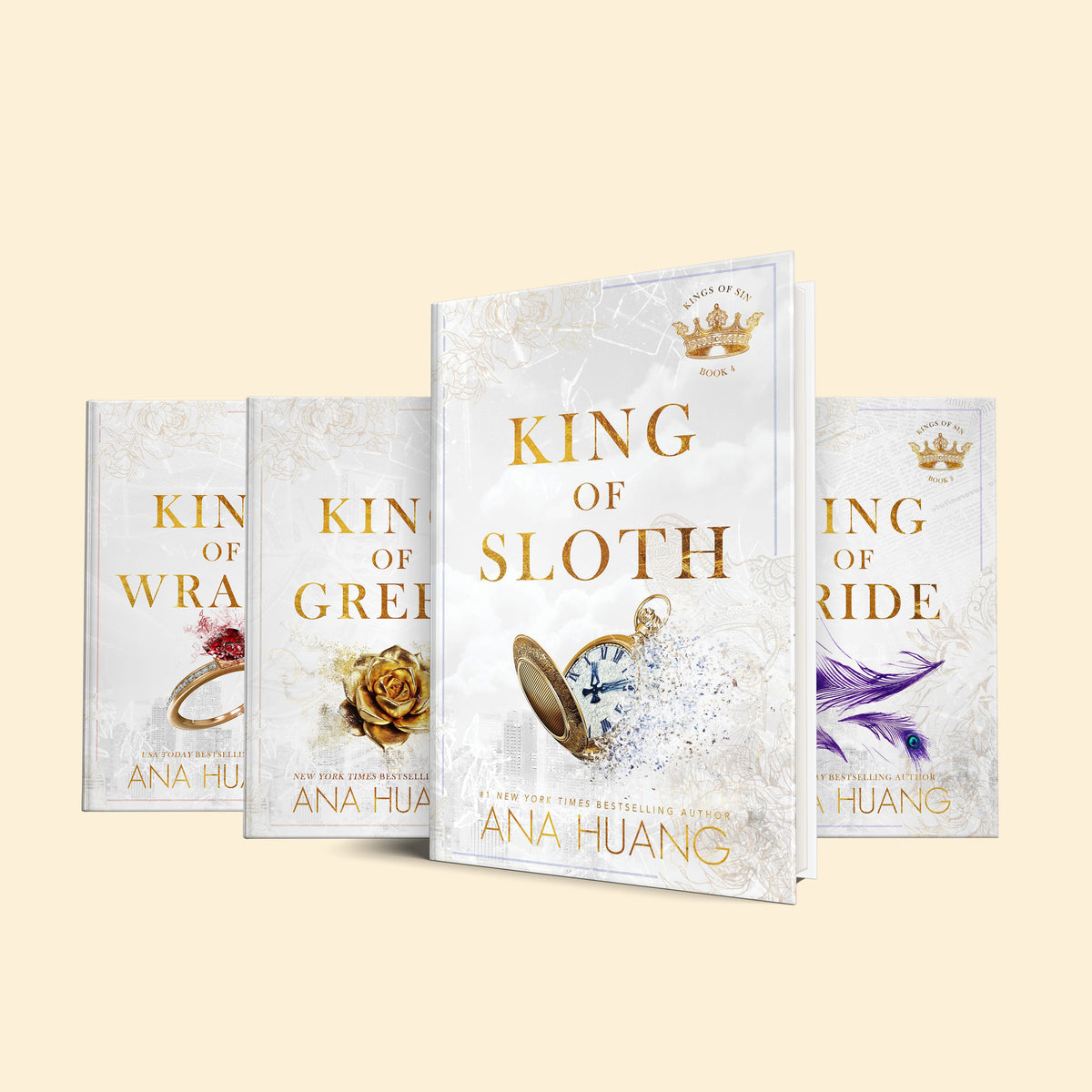 Ana Huang King of Sin Series 4 Books Collection Set (King of Wrath, Ki ...