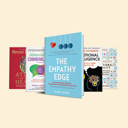 5 Books on Emotional Intelligence: The Empathy Edge, Emotional Intelligence, Emotional Agility, Nonviolent Communication, Atlas of the Heart