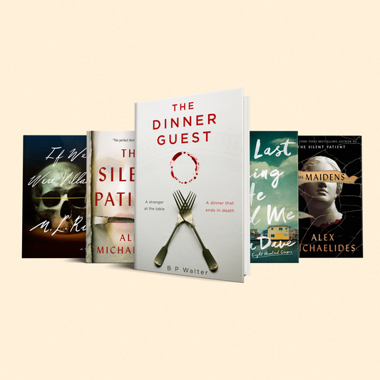 5 Thrillers that will keep you guessing until the end : (The dinner guest, The last thing he told me, The maidens, The silent patient, If we were villains)