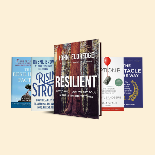 5 Books on Building Resilience: Resilient, Option B, The Obstacle Is the Way, Rising Strong, The Resilience Factor