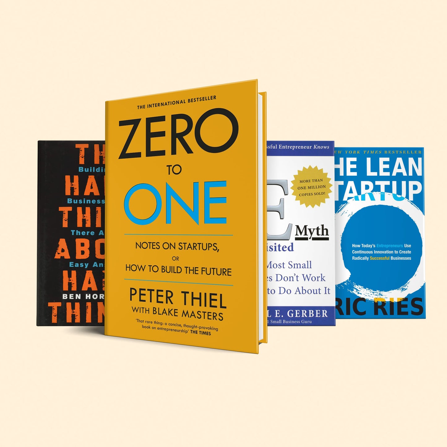 5 Books to scale your startup: (Zero to one, E-myth revisited, The hard thing about hard things, The lean startup, The 100$ startup