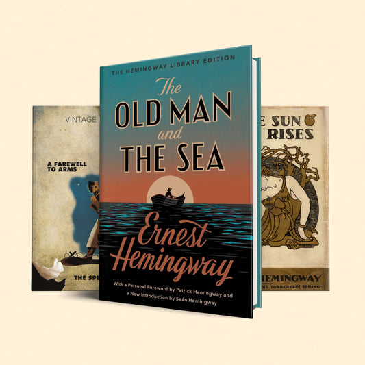 Hemingway Book Set : the old man and the sea, The sun also rises, a farewell to arms