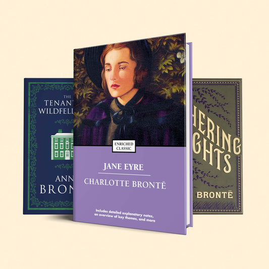 The Brontë Sisters Book Set : Jane Eyre, Wuthering heights, The tenant of Wildfell