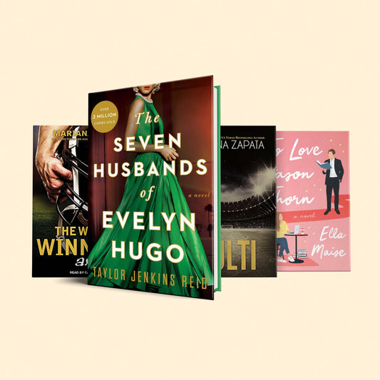 Celebrity romance books : The seven husbands of Evelyn Hugo, Kulti, The wall of Winnipeg, To love Jason Thorn