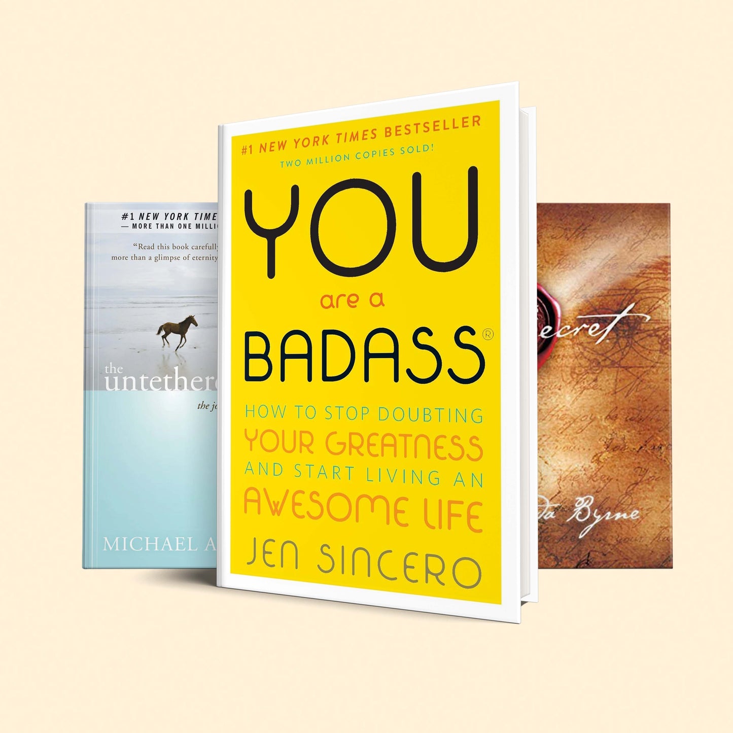 Emotional healing bundle: (the untethered soul, the secret, you are a badass)