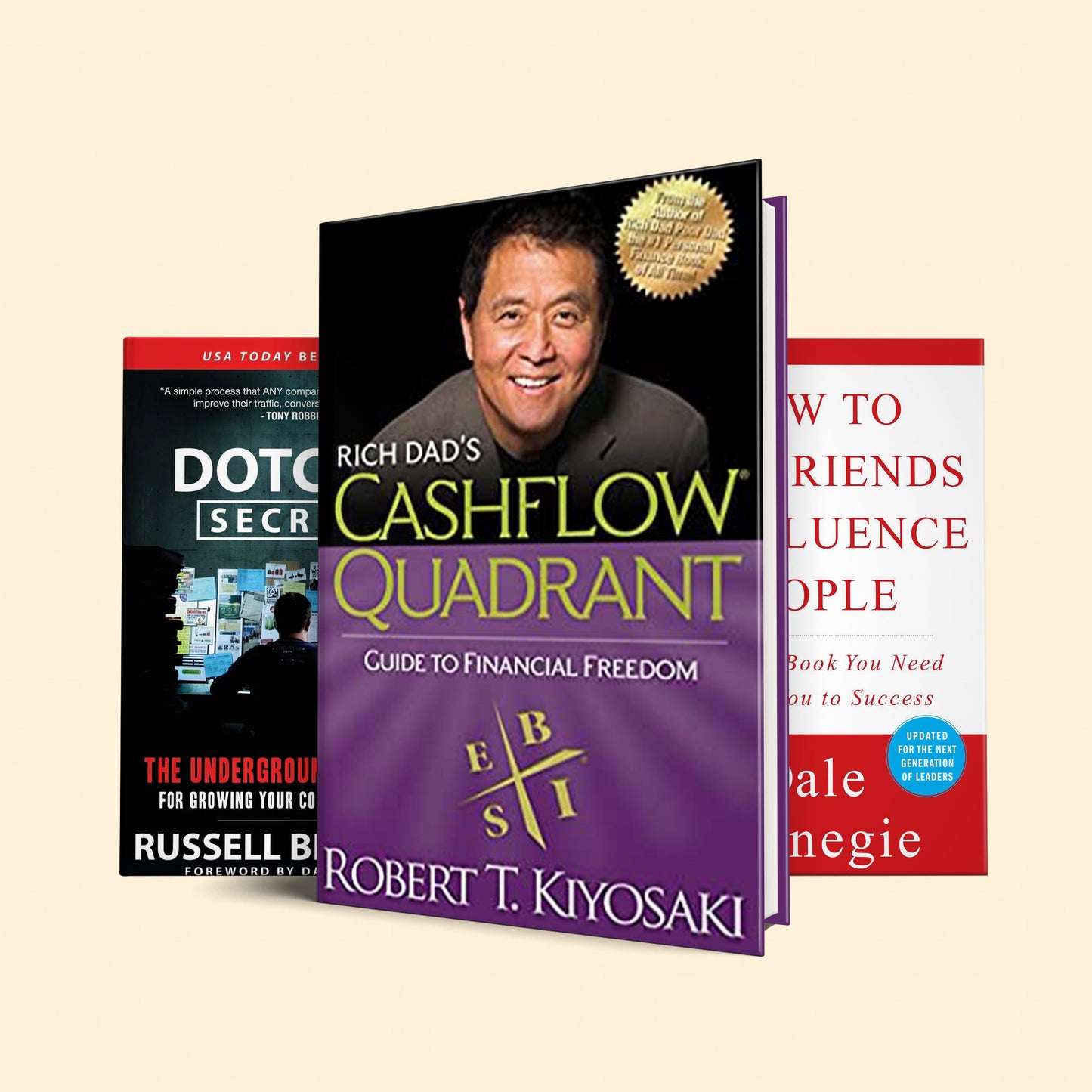 Must read books before getting into business: Quadrant cashflow, How to win friends and influnce people, Dotcom secrets