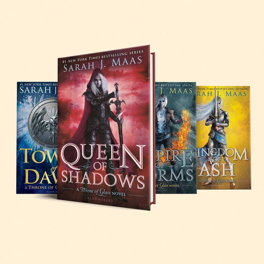 Throne of Glass Book set 2 : Queen of Shadows, Empire of Storms, Tower of Dawn, Kingdom of Ash