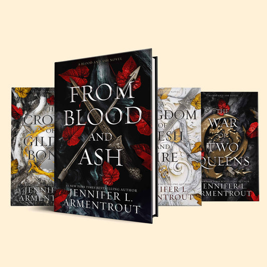 Blood and ash Series : From Blood and Ash, A Kingdom of Flesh and Fire, The Crown of Gilded Bones, The War of Two Queens
