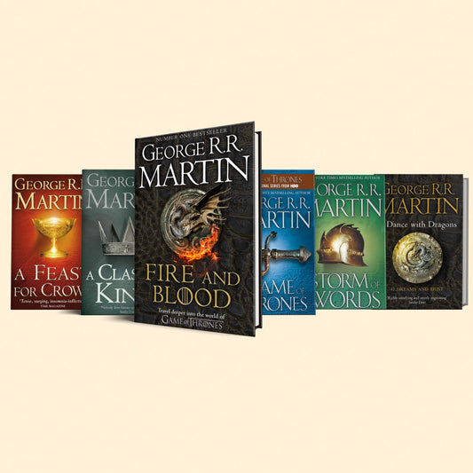 Game of thrones Book set: (A game of thrones, a clash of kings, a storm of swords, a feast for crows, a dance with dragons, Fire & Blood)