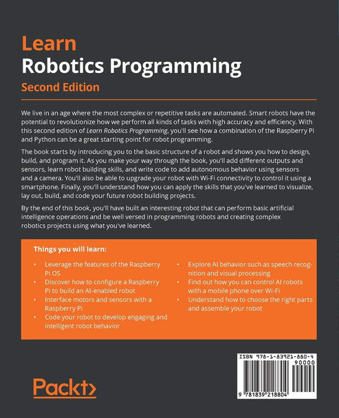 Learn Robotics Programming | English Books Maroc | Library for books ...