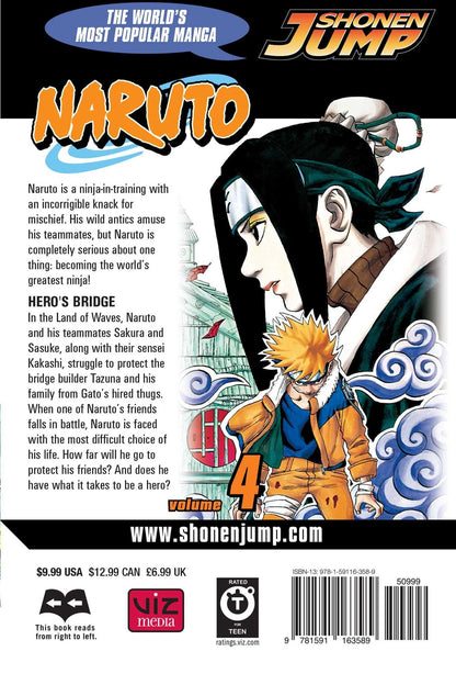 Naruto, Vol. 04: Hero’s Bridge - Booksondemand