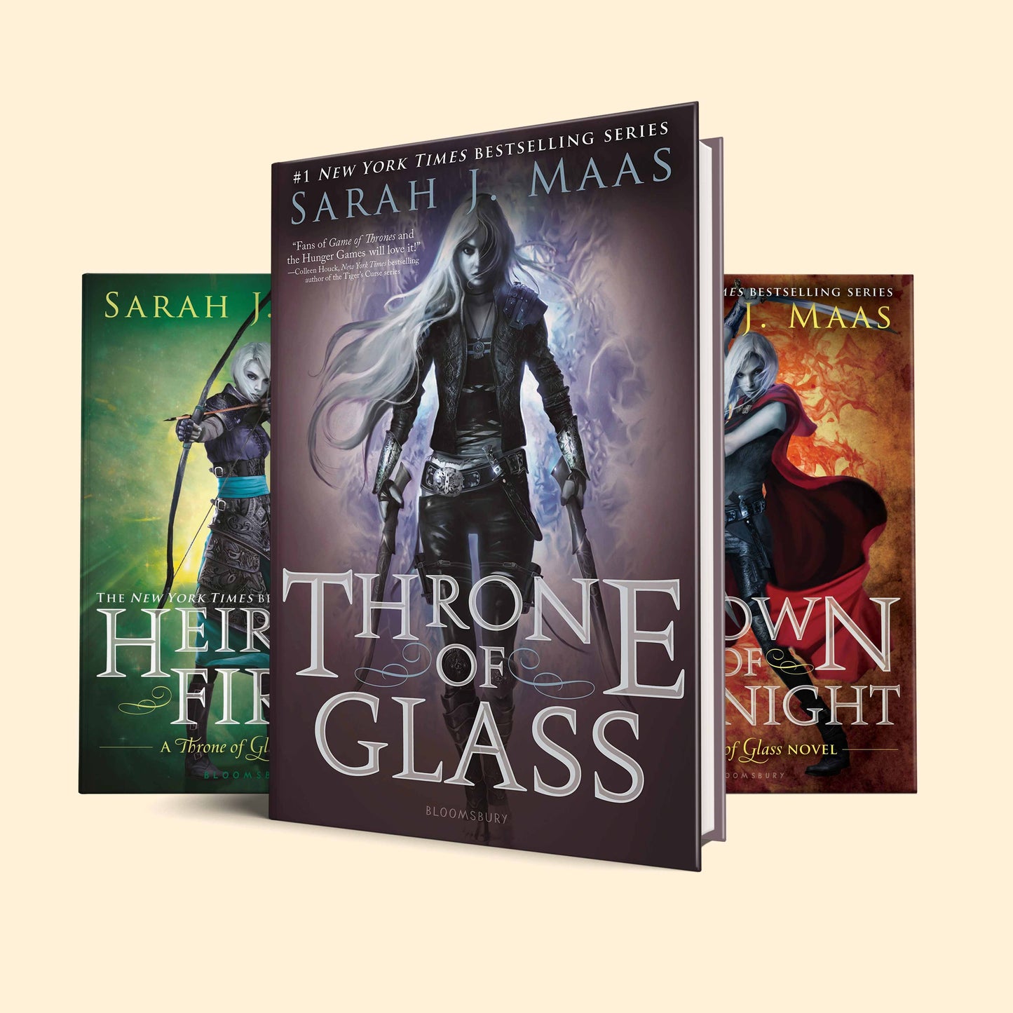 Throne of Glass Book set 1 : Throne of Glass, Crown of Midnight, Heir of Fire