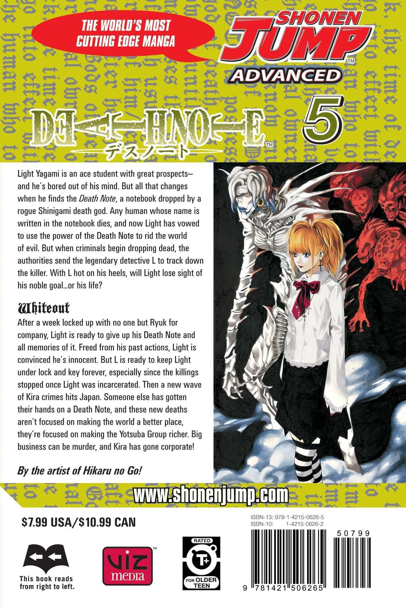 Death Note, Vol. 5: Whiteout - Booksondemand