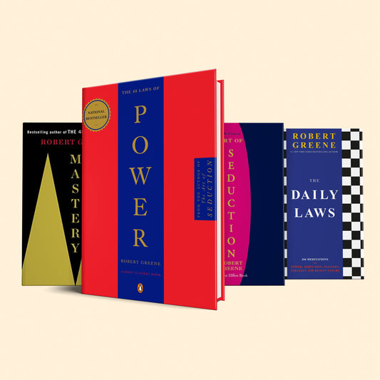 Robert Greene Book Set 1 : 48 laws of power, The art of seduction, Mastery, The daily laws