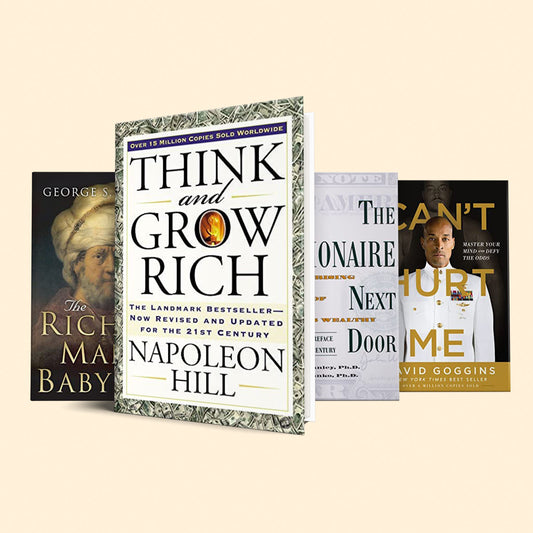 Our thoughts become our reality : Think & grow rich, The millionaire next door, Happy sexy millionaire, The intelligent investor