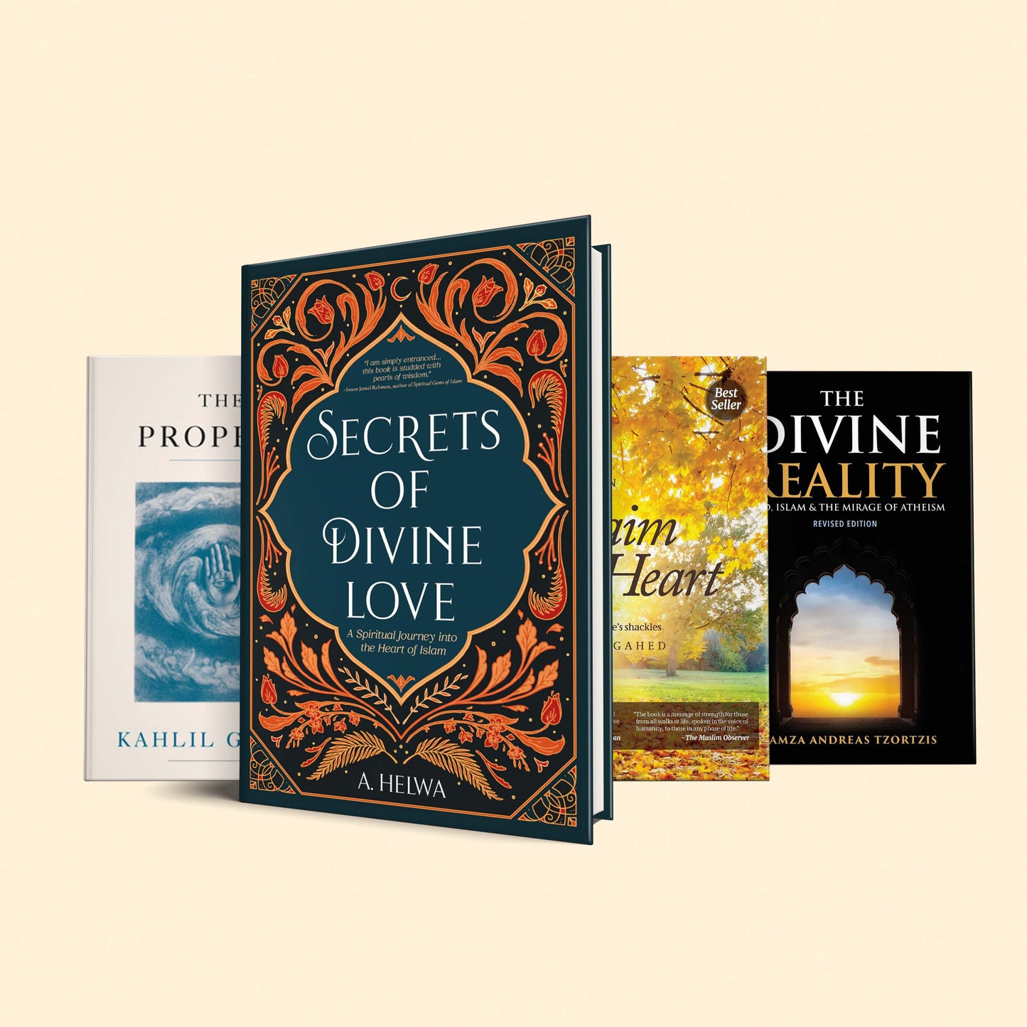Journey to a more fulfilled life with these essential Book Set  : Secrets of Divine Love, Reclaim Your Heart, The prophet, The divine reality