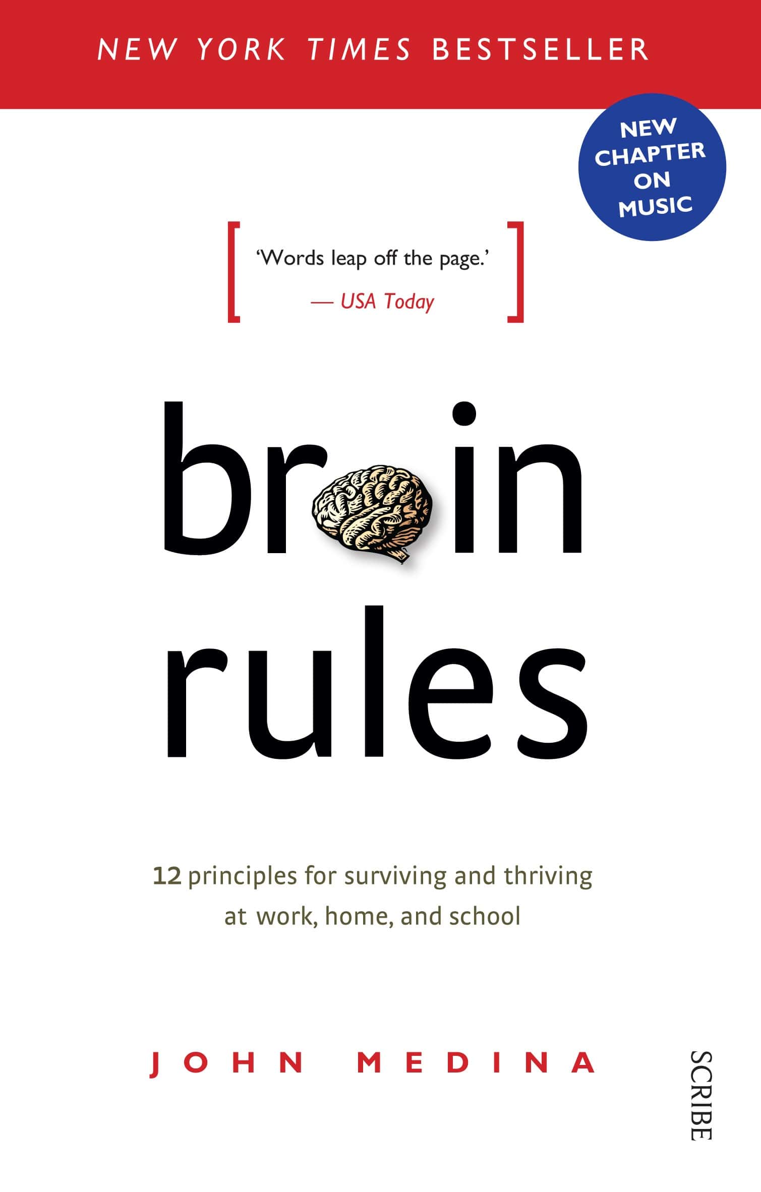 Brain Rules 12 Principles for Surviving and Thriving at Work, Home, and School by John Medina:Paperback:9780979777721:booksondemand.ma:Books