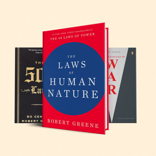 Robert Greene Book Set 2 : Laws of human nature, War, the 50th law
